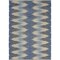 Homeroots 5 x 7 ft. Blue & Cream Ikat Pattern Area Rug 395479 - alternate 2